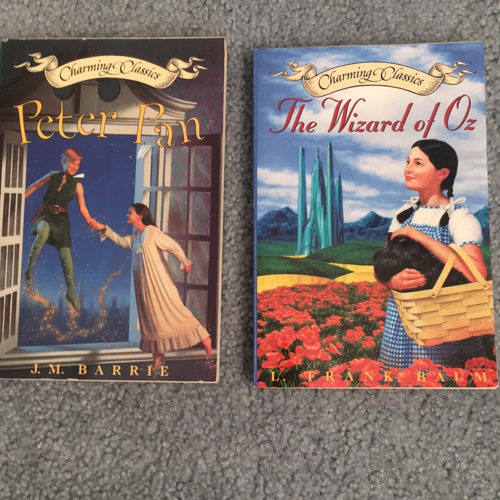 peter pan and wizard of oz books